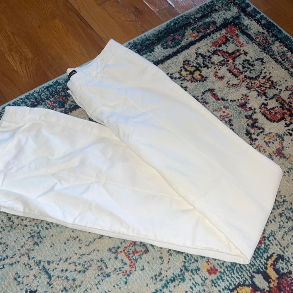 Balenciaga White Boot Cut Pants